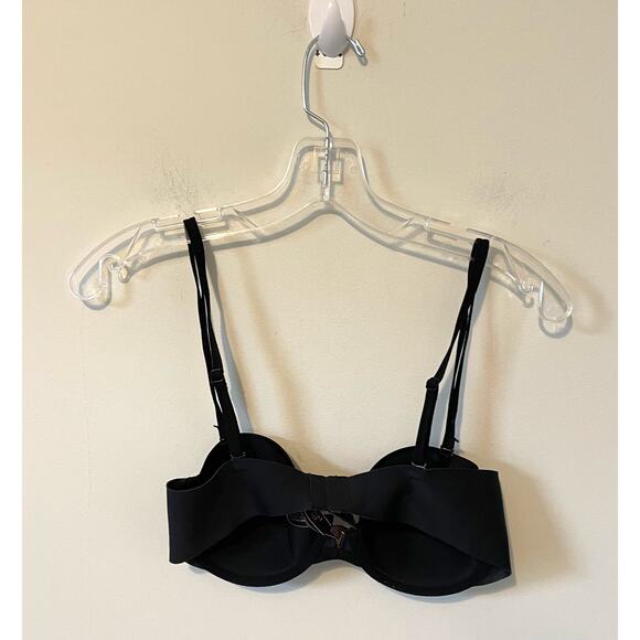 Victoria's Secret Underwire Lightly Padded Convertible Bra Black Size 34C - Picture 2 of 7